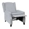 Flash Furniture Gray Wingback Reclining Chair with Nailhead Trim BO-BS7002-1-GY-GG - alternate 8